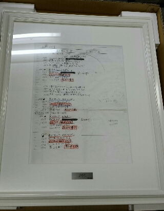 ZARD 坂井泉水 負けないで 直筆歌詞額装 | ロックな古本屋ブログ