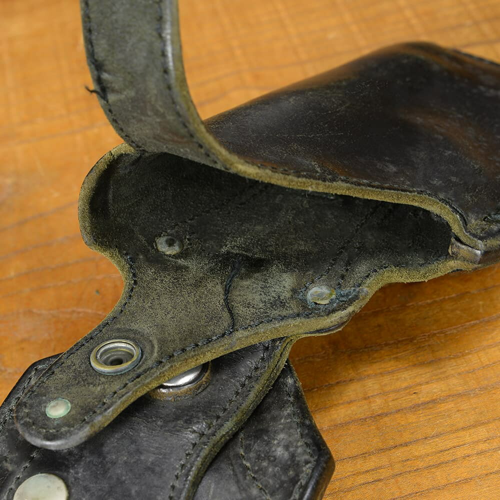 楽天市場】【中古】フランス警察 放出品 ピストルホルスター 革製