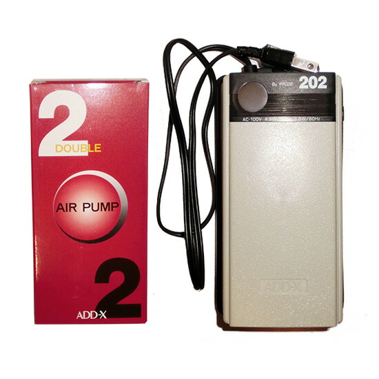 楽天市場】□アデックス ダブルエアーポンプ X202送料無料 但、一部