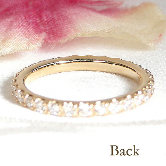 楽天市場】圧巻の美しさ K18YG【0.43ct】ダイヤモンド フルエタニティ