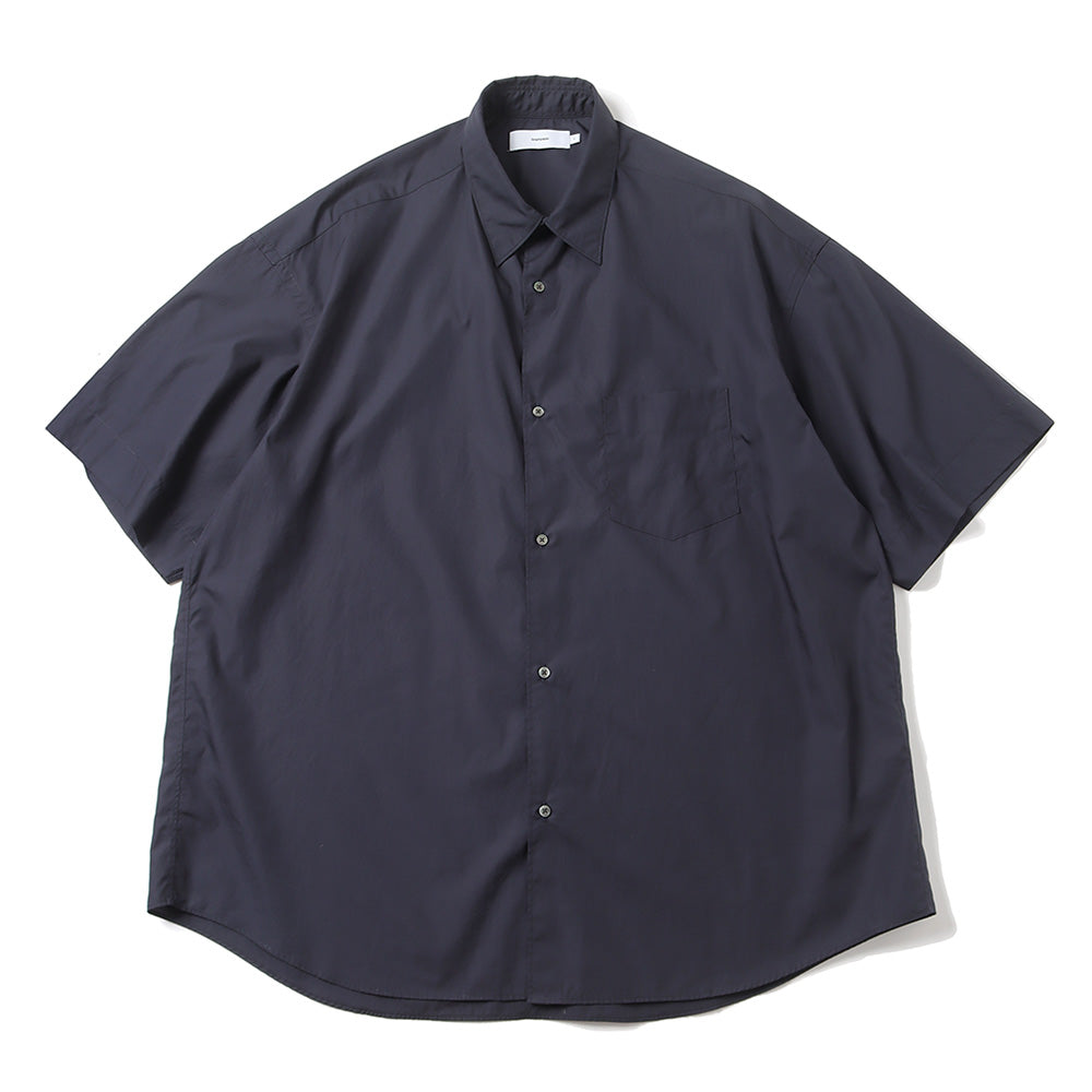 Graphpaper) Broad S/S Oversized Regular Collar Shirt (GM251-50013B