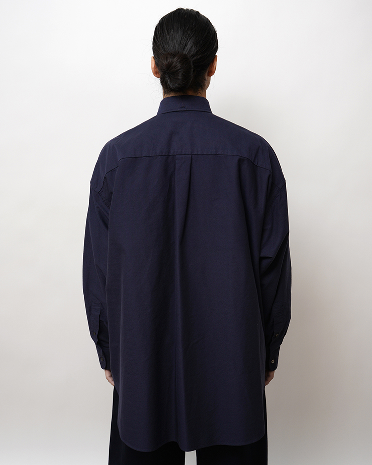 Oxford L/S Oversized B.D Shirt / NAVY | Graphpaper (MEN)(グラフ