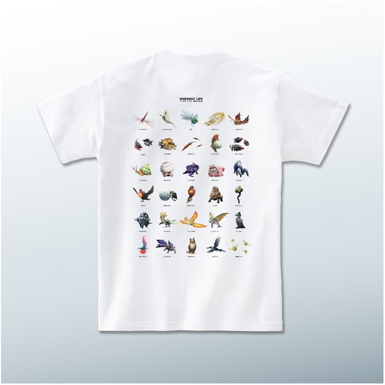 イーカプコン |モンスターハンター20周年-大狩猟展- Tシャツ 環境生物