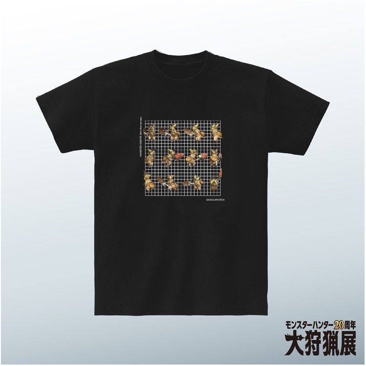 イーカプコン |モンスターハンター20周年-大狩猟展- Tシャツ アイルー