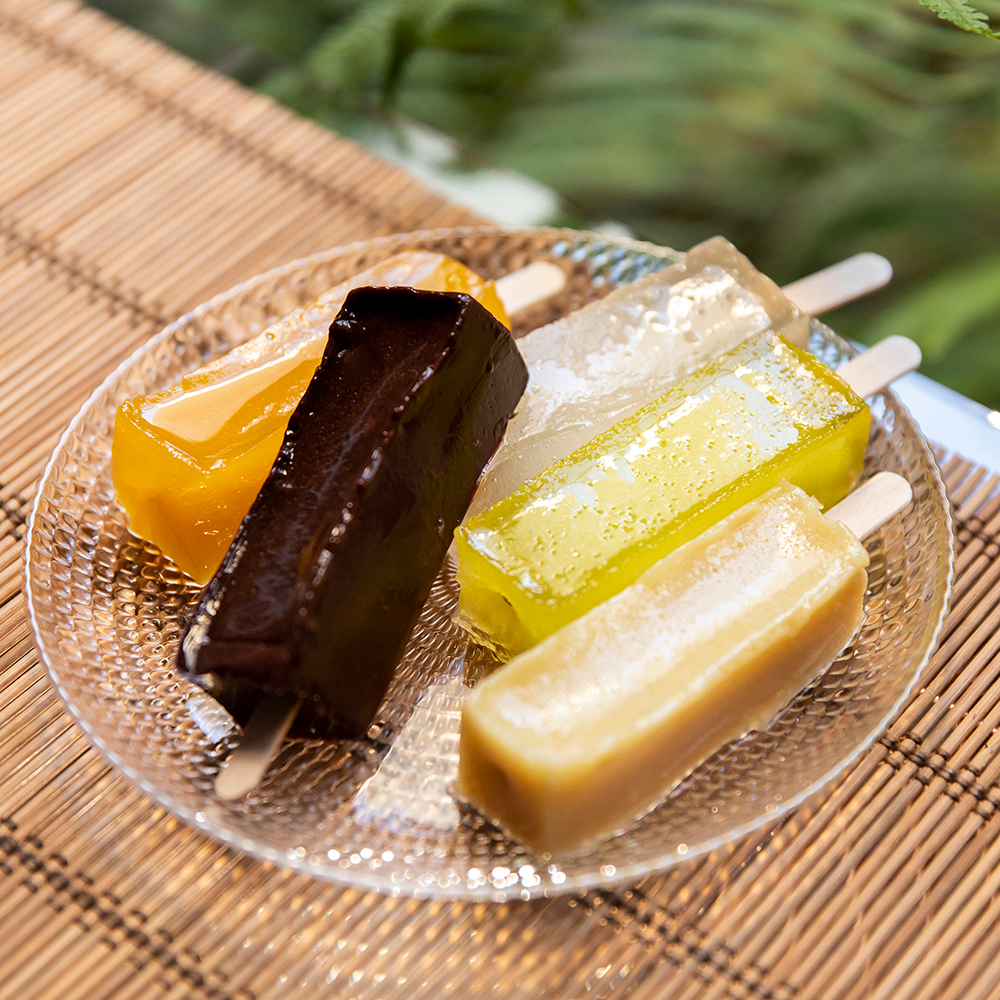 和菓子いけだ 京のくずあそび（葛スイーツ）10本セット〜Leaf