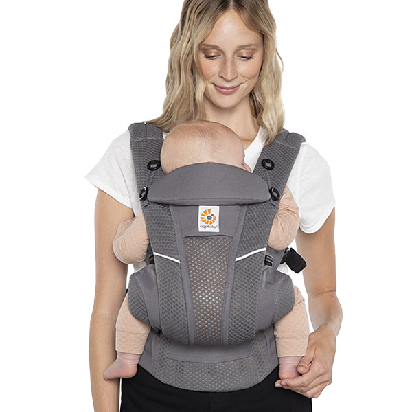 ErgoBabyCarrier オムニ ブリーズ グラファイトグレー 専用カバー付き3