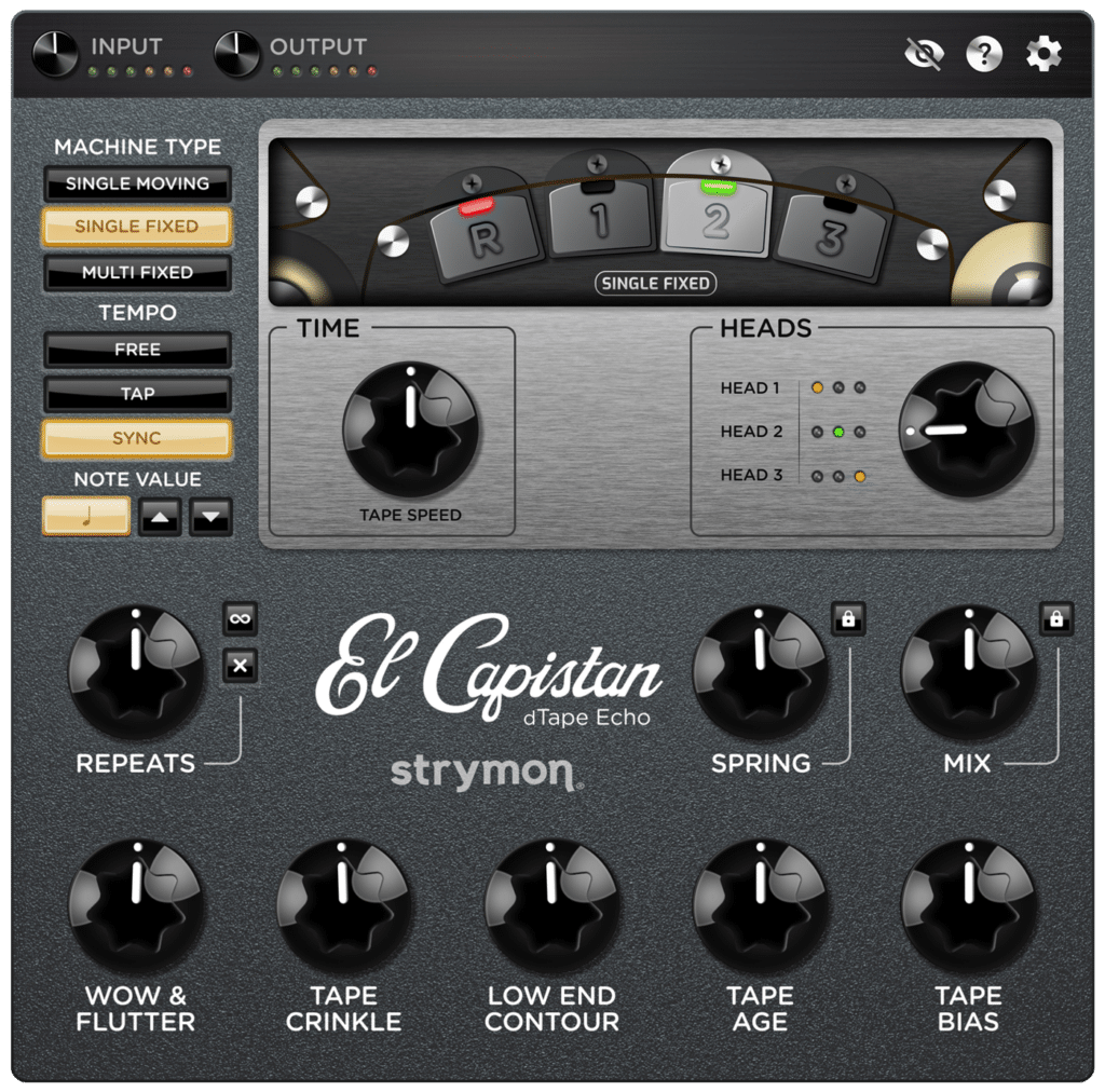 El Capistan Tape Echo Plugin - Strymon
