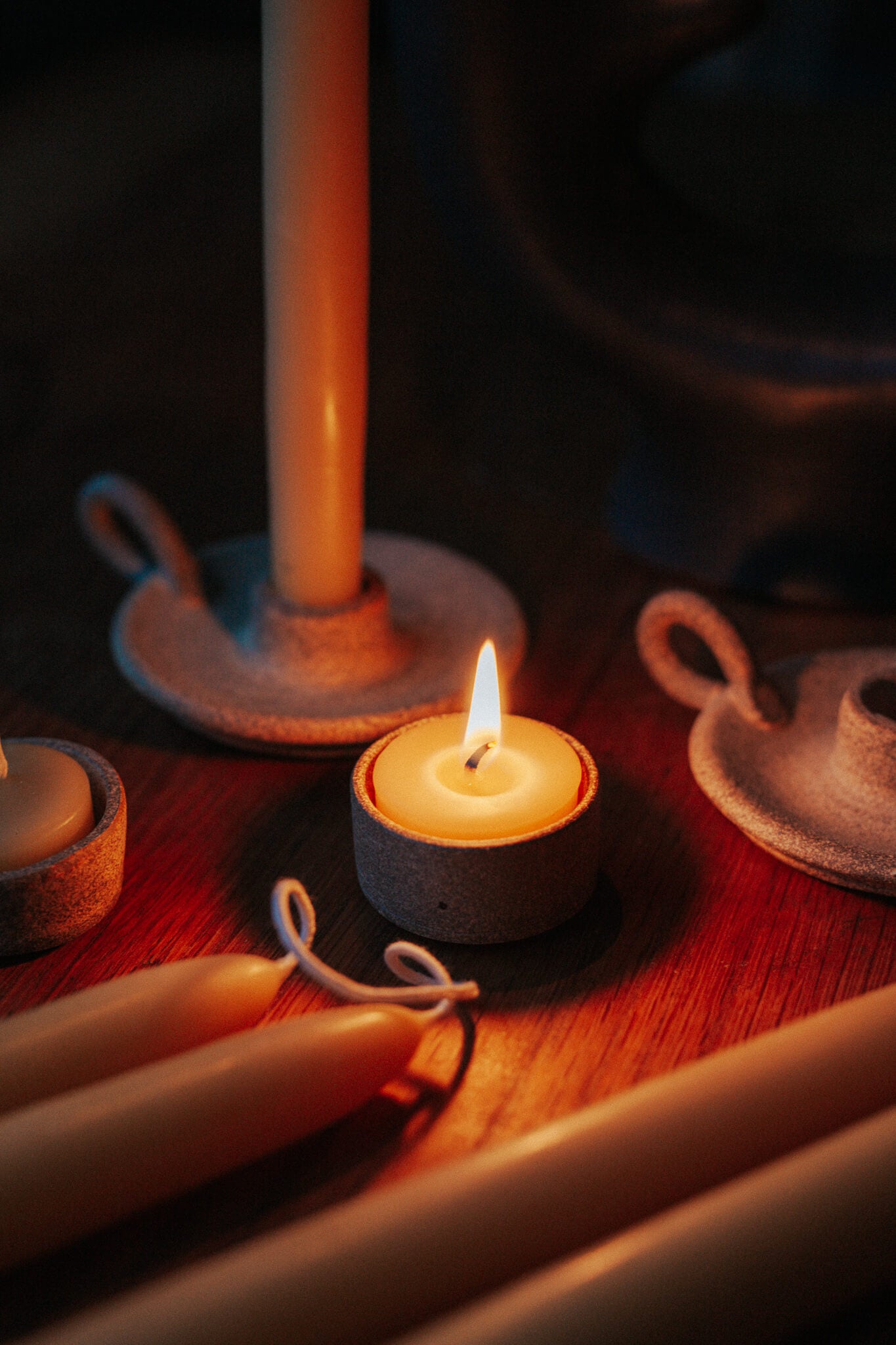 100% Pure Australian Beeswax Candle by Golden Sun Candles ミツロウ