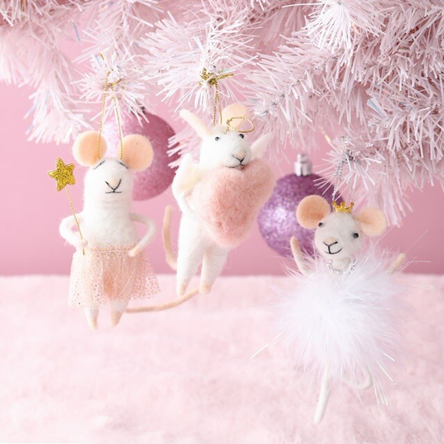 妖精のような可愛らしいねずみのオーナメント🐭 | フランフラン