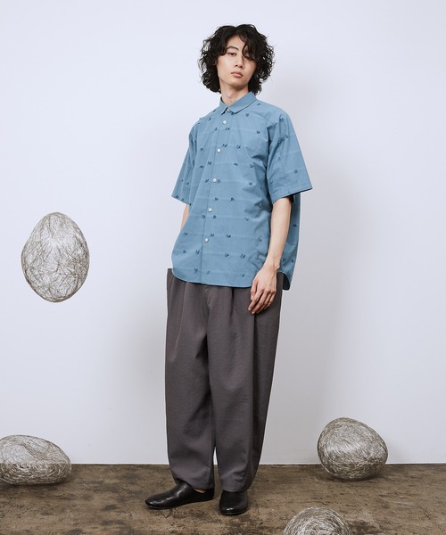 Dulcamara（ドゥルカマラ） シャツ LogoカットJQショートヨークSL