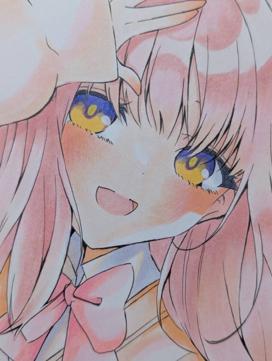 Yahoo!オークション -「ブルーアーカイブ ミカ」(手描きイラスト) の