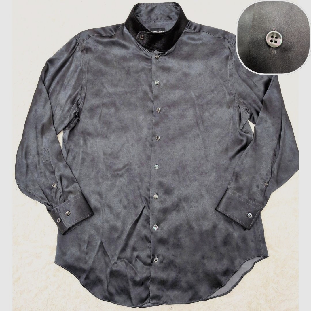 Yahoo!オークション - 「アルマーニ シルク シャツ」の落札相場・落札価格