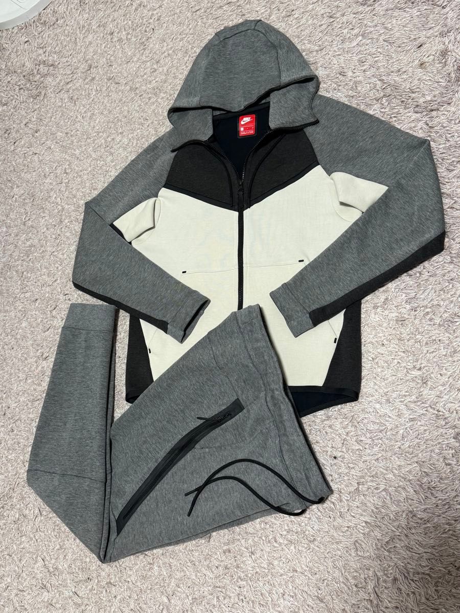 メンズS マルチカラー テックフリース セットアップ 赤タグ 廃盤