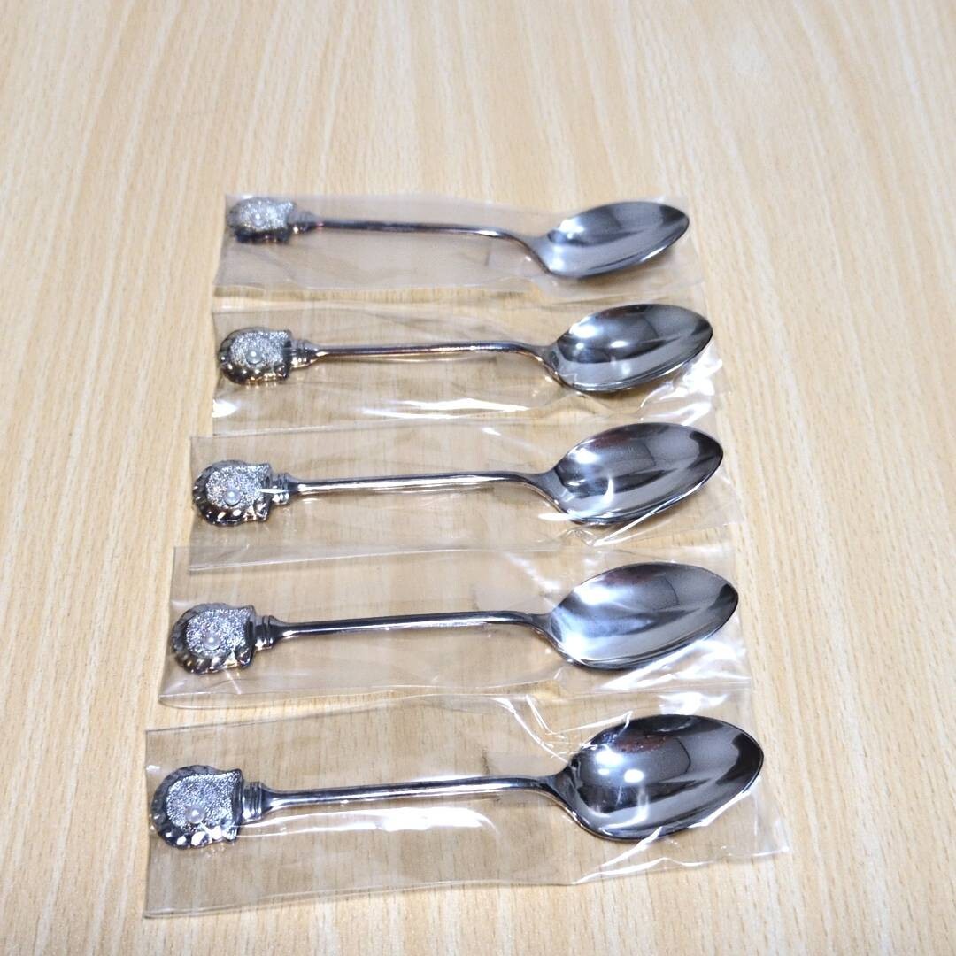 未使用】ヴィンテージ MIKIMOTO ミキモト パール スプーン 5本セット