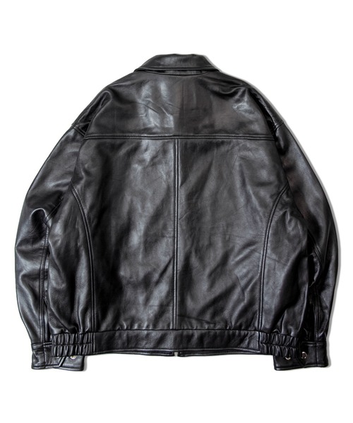 SKOOKUM.JE LAMB LEATHER ZIP JACKET（ライダースジャケット