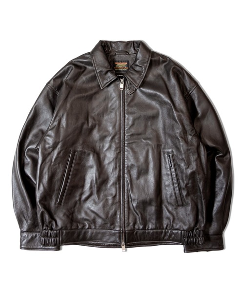 SKOOKUM.JE LAMB LEATHER ZIP JACKET（ライダースジャケット