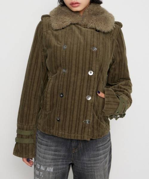 LAGUA GEM（ラグアジェム）の「CORDUROY BOA ジャケット（その他