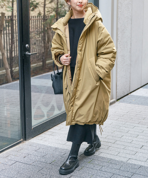 Spick & Span（スピックアンドスパン）の「撥水フーデッドダウンコート