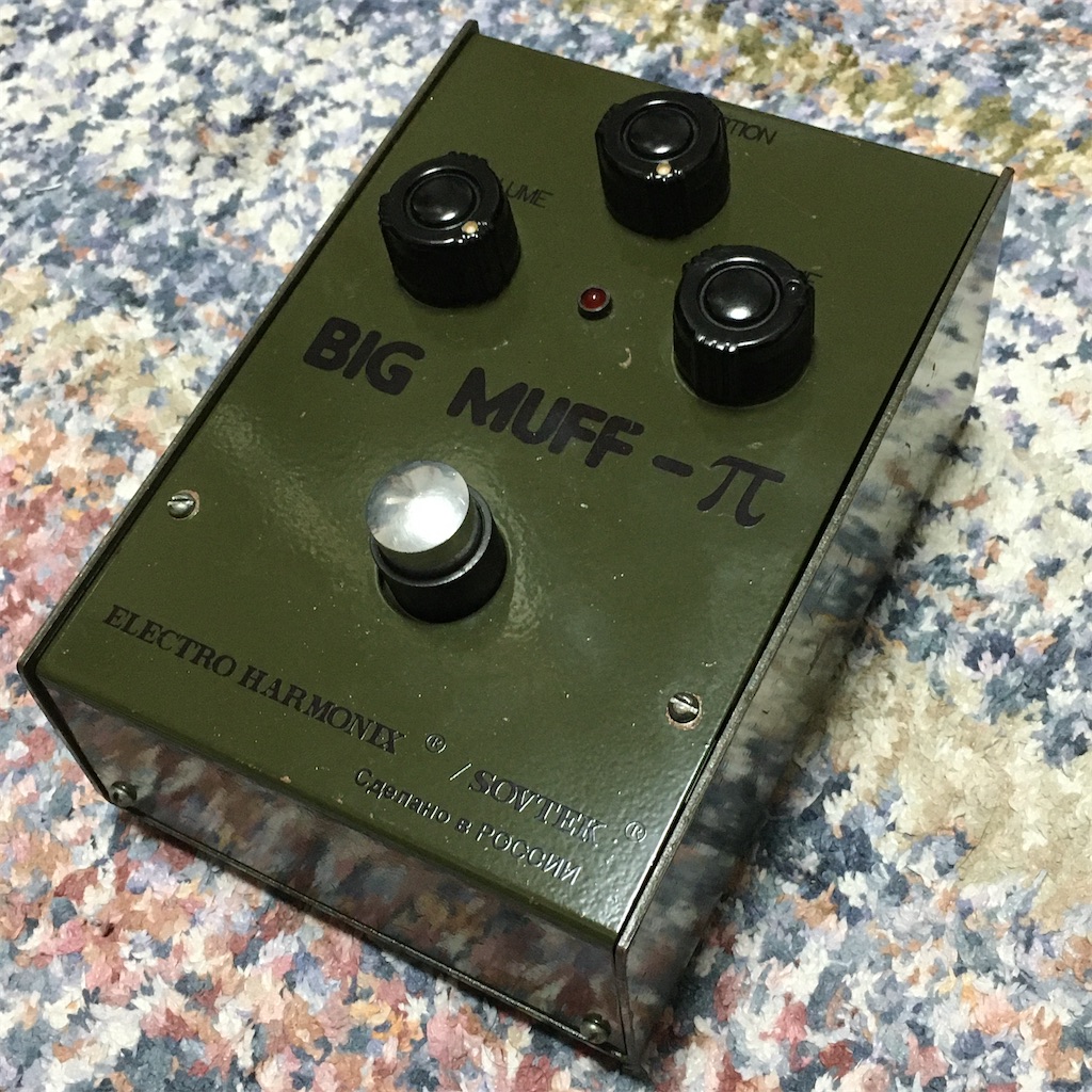 SOVTEK(electro-harmonix) / BIG MUFF π (Russian Green Bubble Font