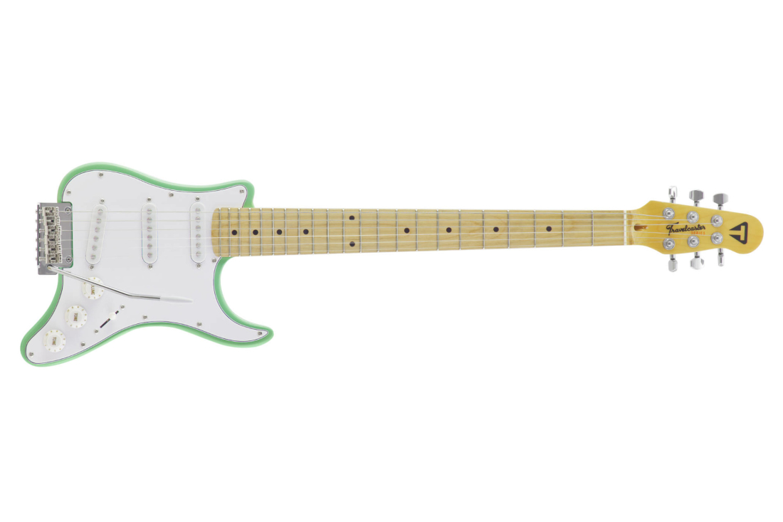 Traveler Guitar Travelcaster Deluxe Travel Guitar - Surf Green