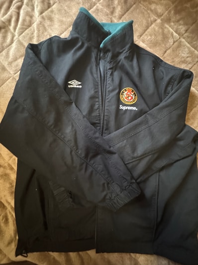 Supreme Spellout Embroidered Track Jacket 