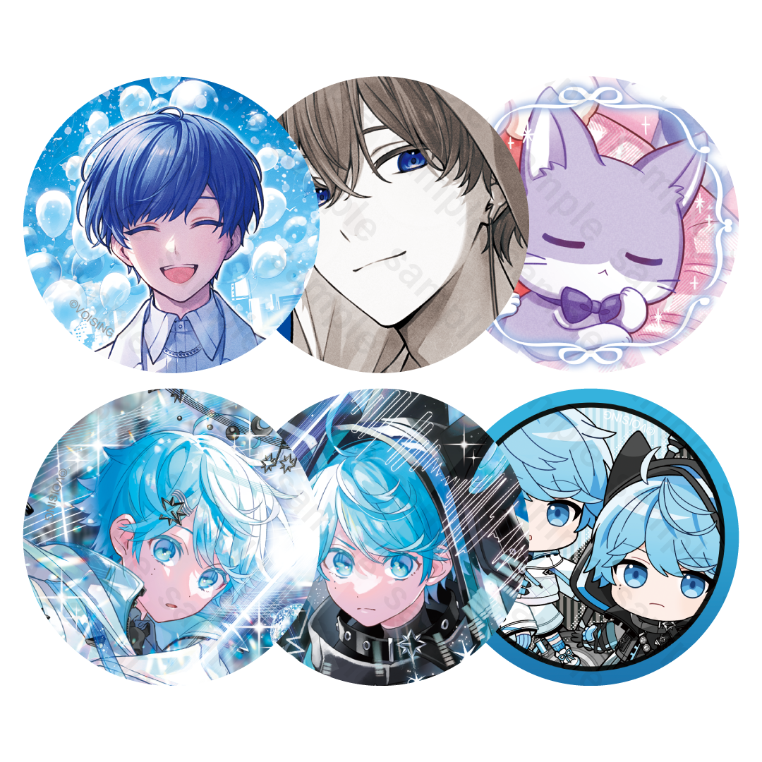 いれいす ランダム缶バッジ 青組 - いれいすとあ【公式グッズショップ】