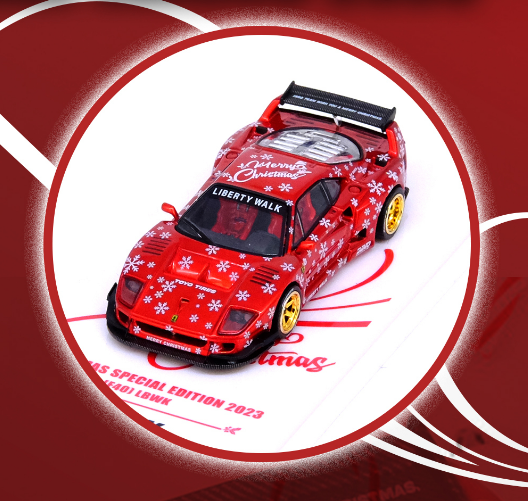 1/64 INNO 64 Ferrari LBWK F40 X'MAS 2023 Specia Edition