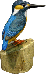 バードカービングやジオラマを木になる粘土で楽しめる 手作り鳥