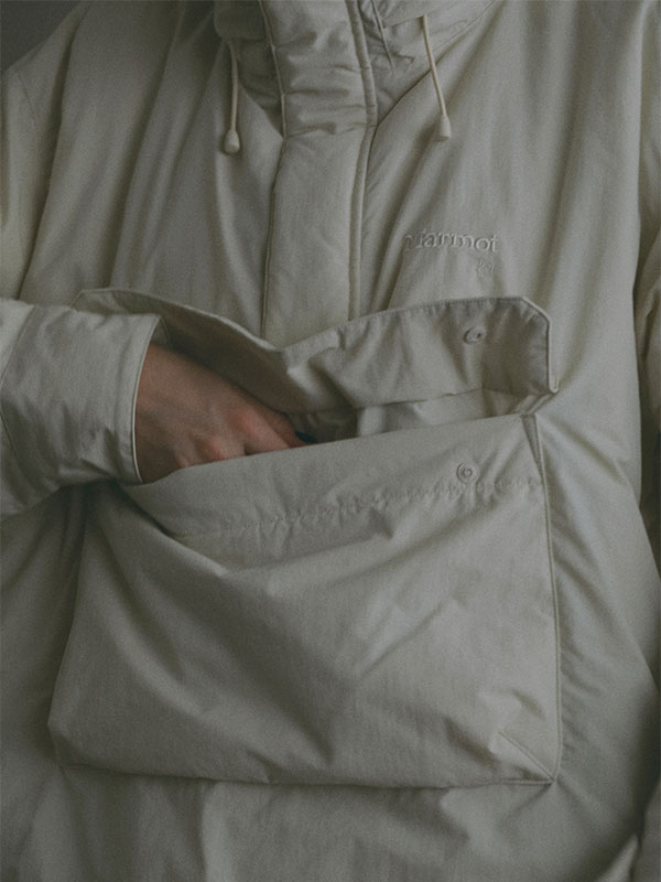 Marmot×ETRE TOKYO PERTEXパディングアノラック(S OFF WHITE