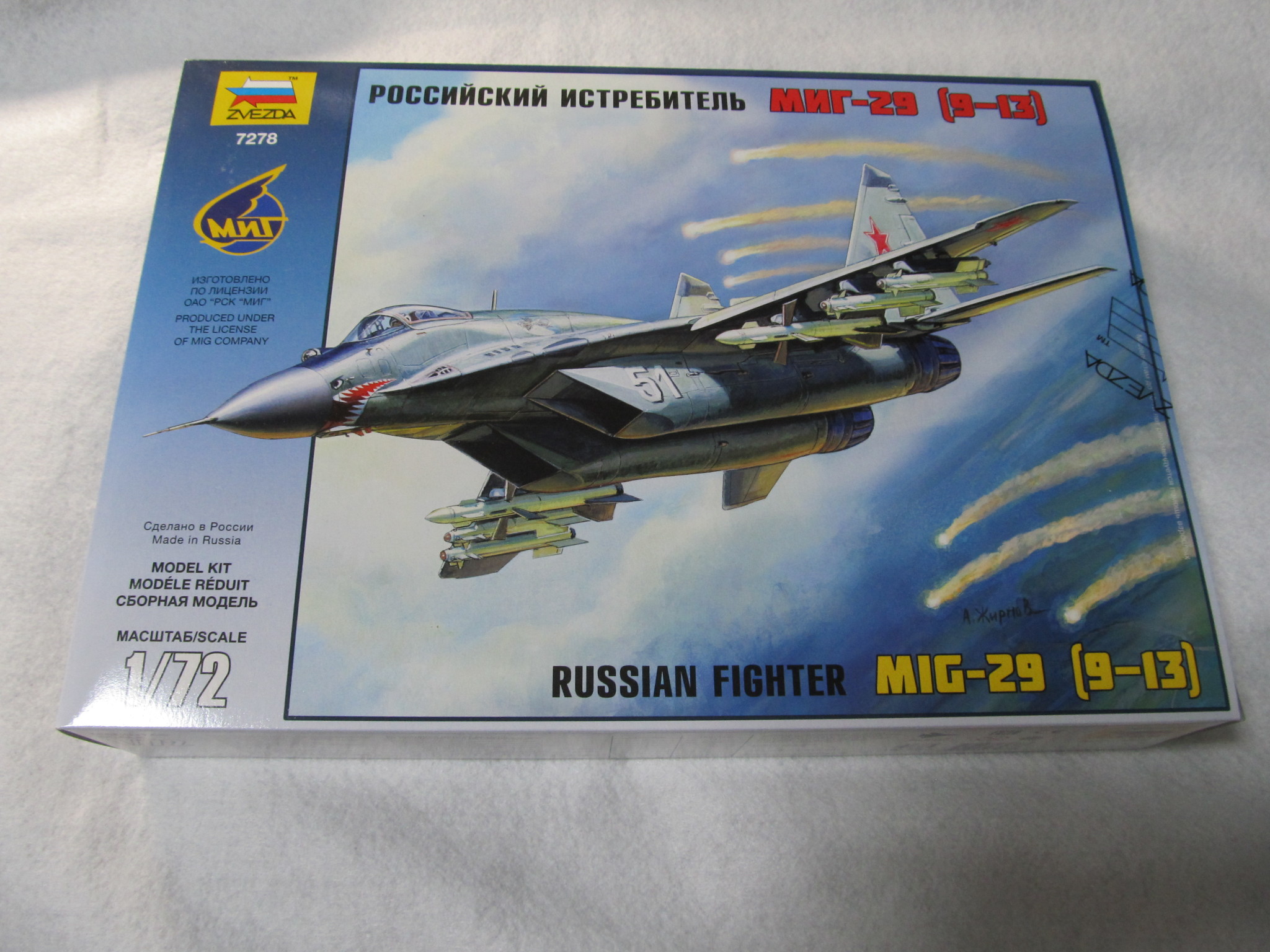 1/72 MiG-29(9-13) ズベズダ 作例 | ひつじ模型製作所