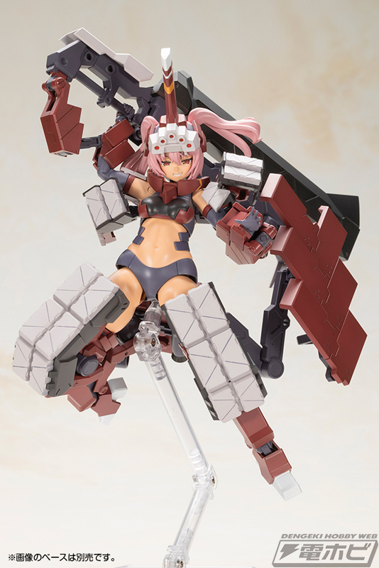 ボディも装甲も重量級！『フレームアームズ・ガール』輝鎚・乙〈白兵戦