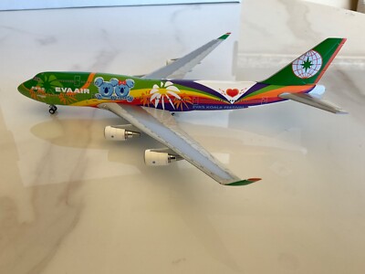 Hogan Wings Eva Air Koala Festival B747-400 1/300 scale model | eBay
