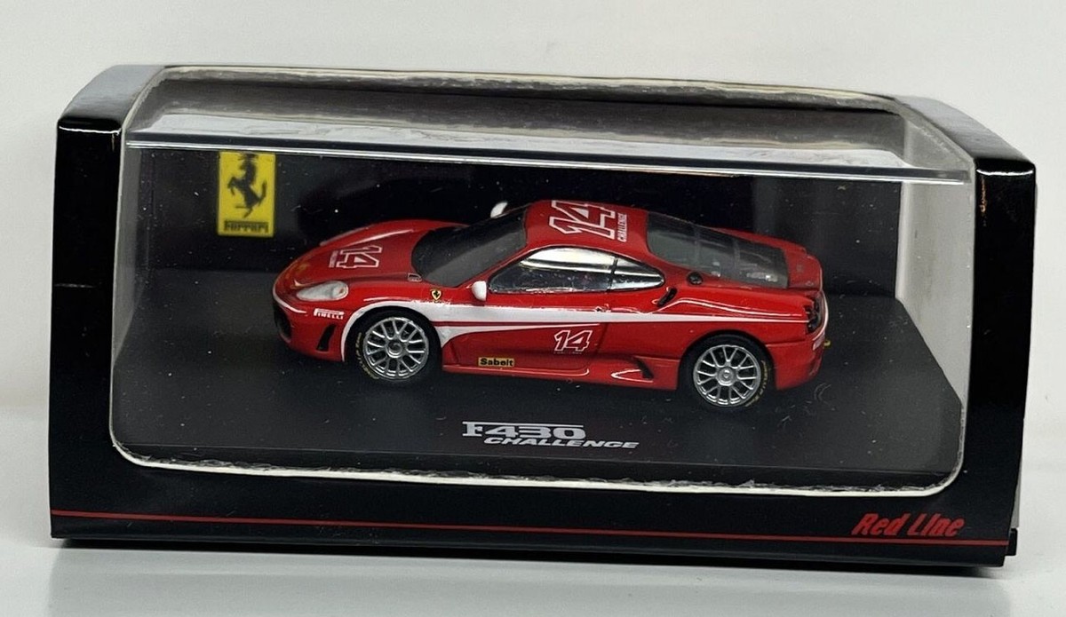 REDLINE 1/87 Ferrari F430 Challenge #14 Red MODEL CAR | eBay