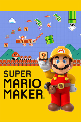 Super Mario Maker Nintendo Wii U Switch 3DS Premium POSTER MADE IN