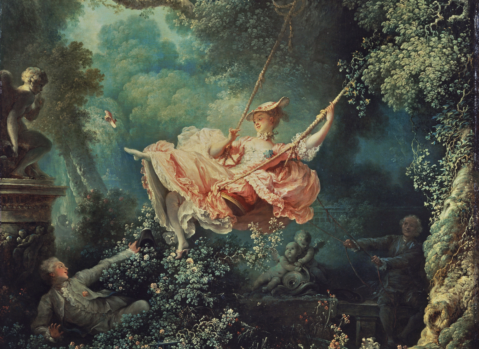 フラゴナールの世界で一番有名な「ぶらんこ」の絵 – Tourisme japonais