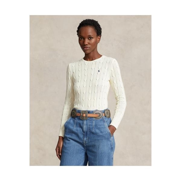 ケーブルニット コットン クルーネック セーター | ポロ ラルフ