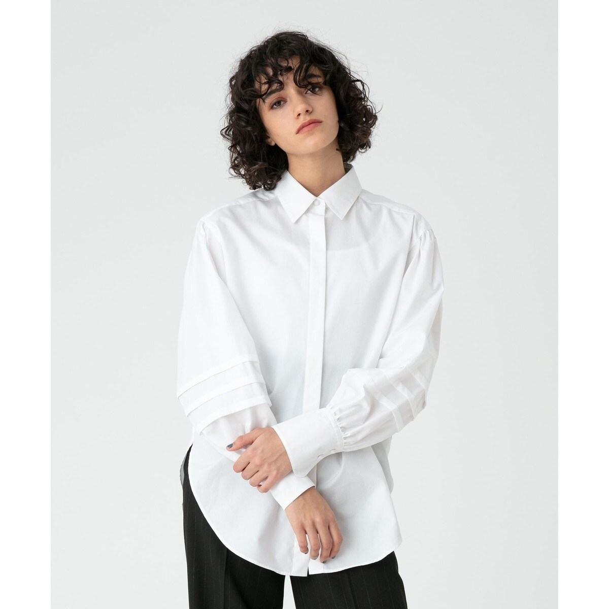 レイヤードタックスリーブシャツ | アルアバイル(allureville