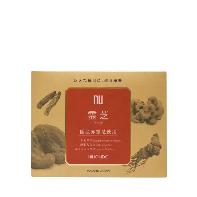 国産赤霊芝ドリンク 30包｜田七人参・タモギ茸配合の和漢パウチ【Red