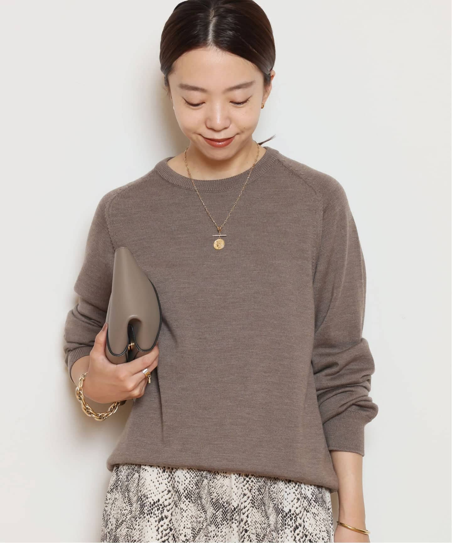 WISH クルーネックプルオーバー（ニット／セーター）｜MUSE de