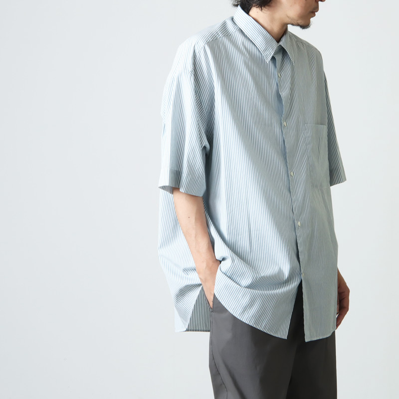 Graphpaper (グラフペーパー) Broad Stripe S/S Oversized Regular