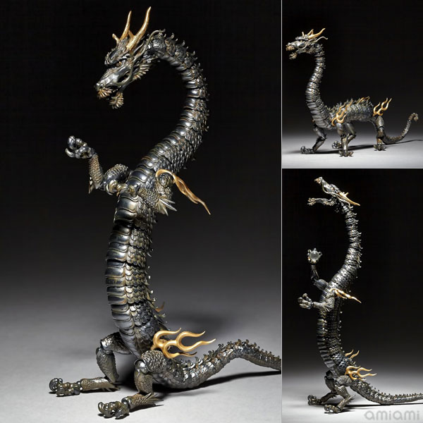 KT Project タケヤ式自在置物 龍 鉄錆地調 [海洋堂]