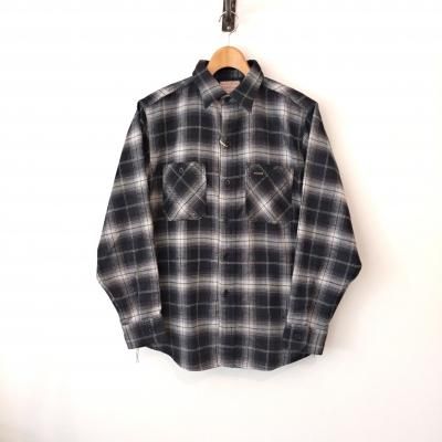 Boncoura・ボンクラ】ネルワークシャツ オンブレチェック グレー - JAM