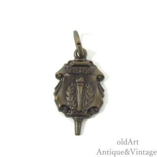 カレッジペンダントチャームネックレス - old Art Antique&Vintage