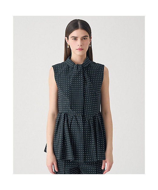 Eternal Line 2026】ドットジャカードペプラムジレ