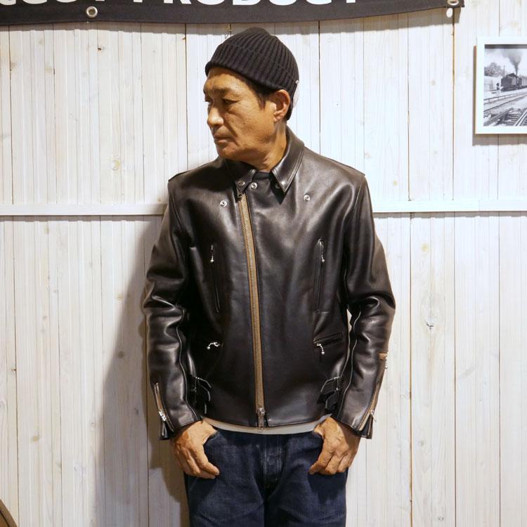 666 666 LEATHER WARE 666レザーウエア タイトフィットライダース・LJM
