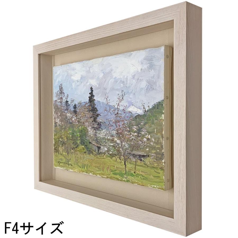 油絵額縁 角箱 アクリル付 /409×409(S6)のキャンバス・パネル用(厚さ26