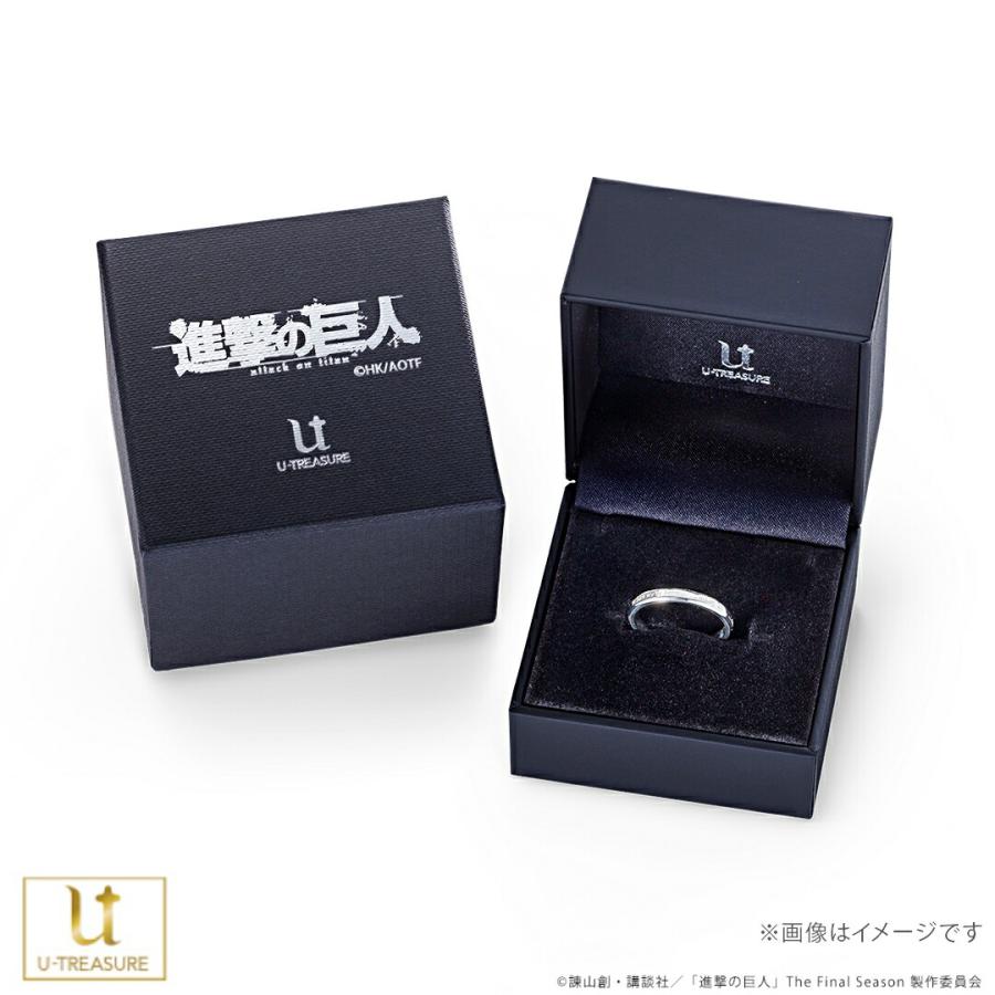 TVアニメ『進撃の巨人』 グッズ リング 指輪 シンプルメッセージリング