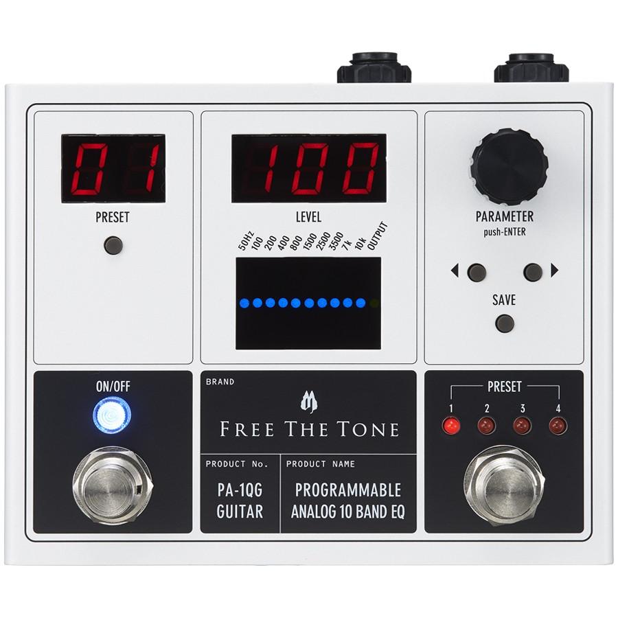 Free The Tone PROGRAMMABLE ANALOG 10 BAND EQ PA-1QG デジタル