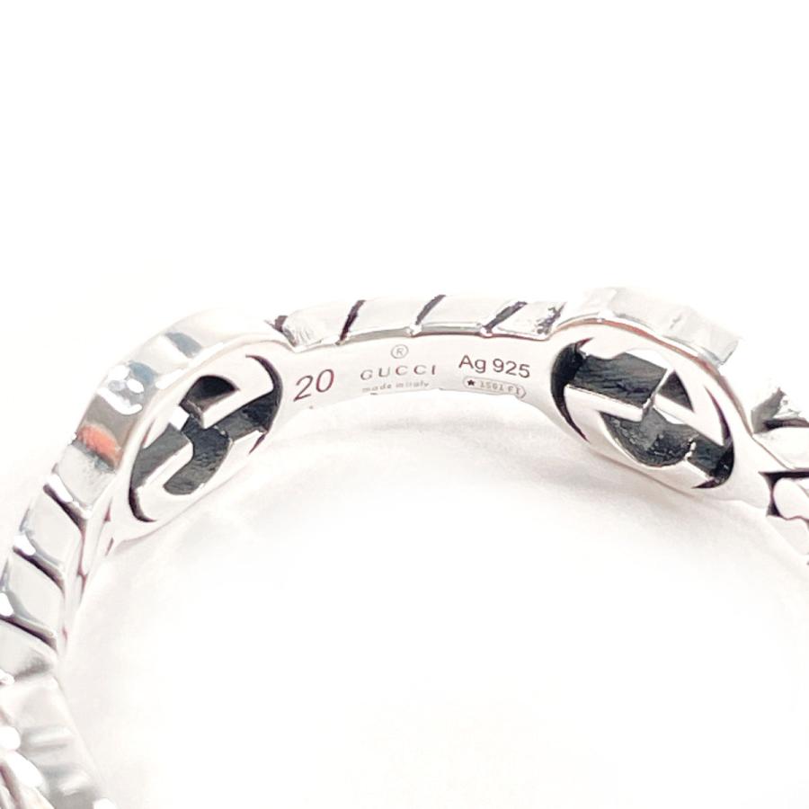 GUCCI（グッチ） 19号 リング・指輪 インターロッキング G シルバー925
