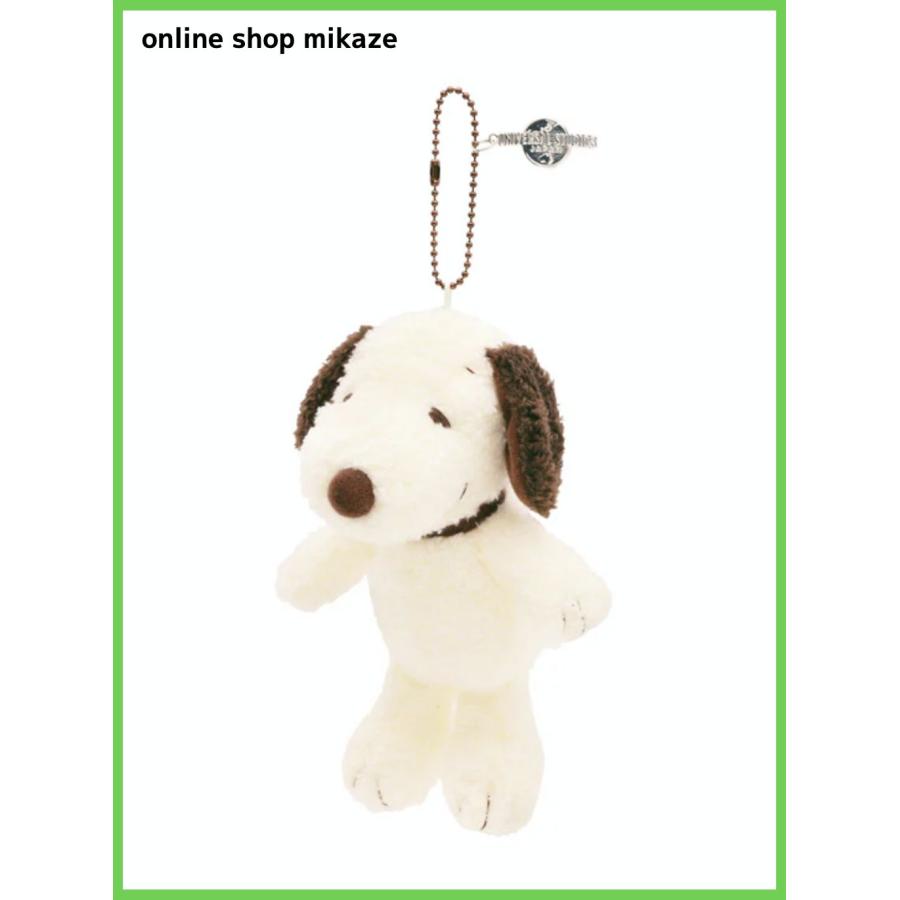 USJ スヌーピー ぬいぐるみキーチェーン ブラウン お土産 グッズ